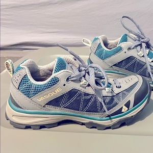 Vasque tennis/hiking shoes. Size 6 grey/blue